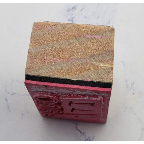 Over It Sayings Small Wood Mounted Rubber Stamp - Picture 5 of 7